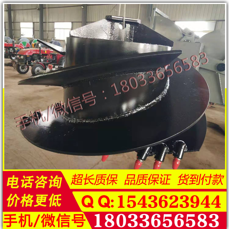 桩帽成型机桩帽钻孔机地基桩孔成型机螺旋钻桩机