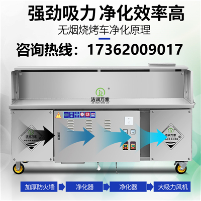 江苏无烟净化环保烧烤车 低碳环保 工厂直销