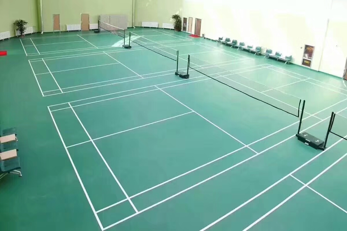 合川网球场室内球场地胶室内球场地胶吸音清洁多少钱