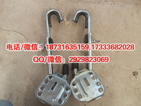 铁路专用H型脚扣工字钢柱登杆脚扣爬杆电线杆脚扣