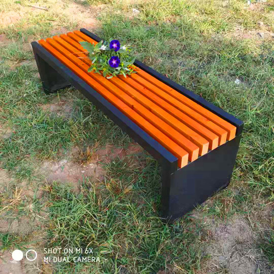 环康户外公园长凳 休闲平凳 防腐防蛀加固耐用