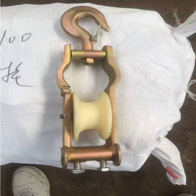 供应电力施工电缆滑车80*50 做挂放线滑车尼龙放线滑轮电缆滑车