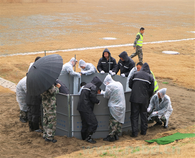 折叠式围井装配式防汛围井防汛围板抢护管围井便携式围井