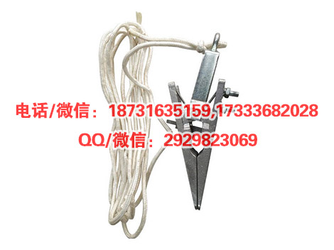 电力铁塔输电线用撞击式抛挂加重接地线抛挂加重接地线