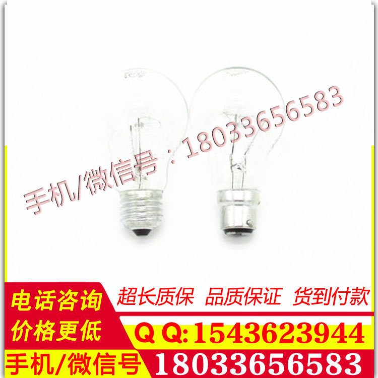 耐高温白炽灯泡110V40W交流直流钨丝灯泡机车灯具系列