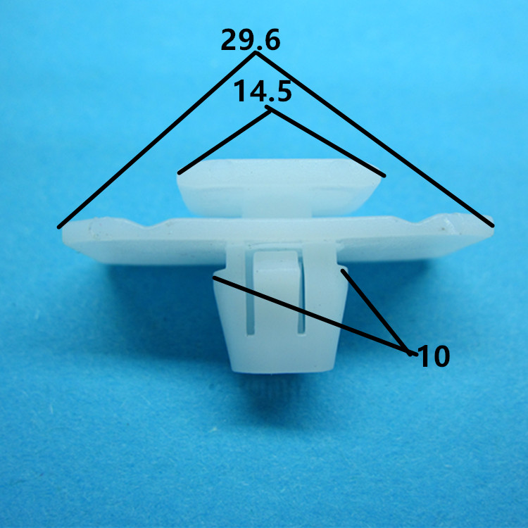 汽车配件厂供应 黑色尼龙汽车塑料卡扣 翼子板内衬 保险杠定位器