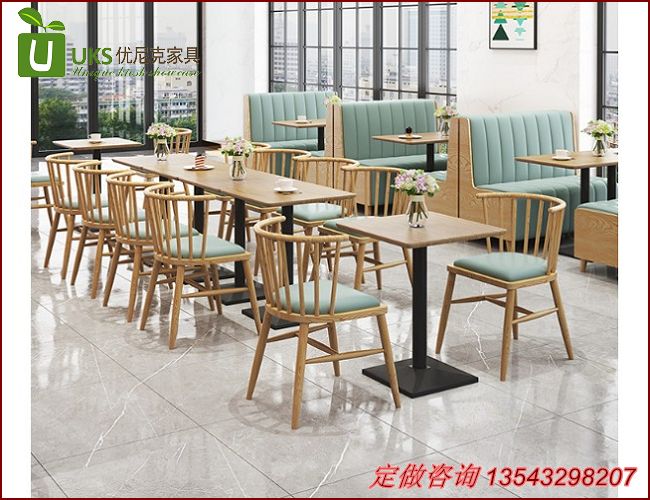 专业定制茶餐厅桌椅餐饮桌椅工厂直销