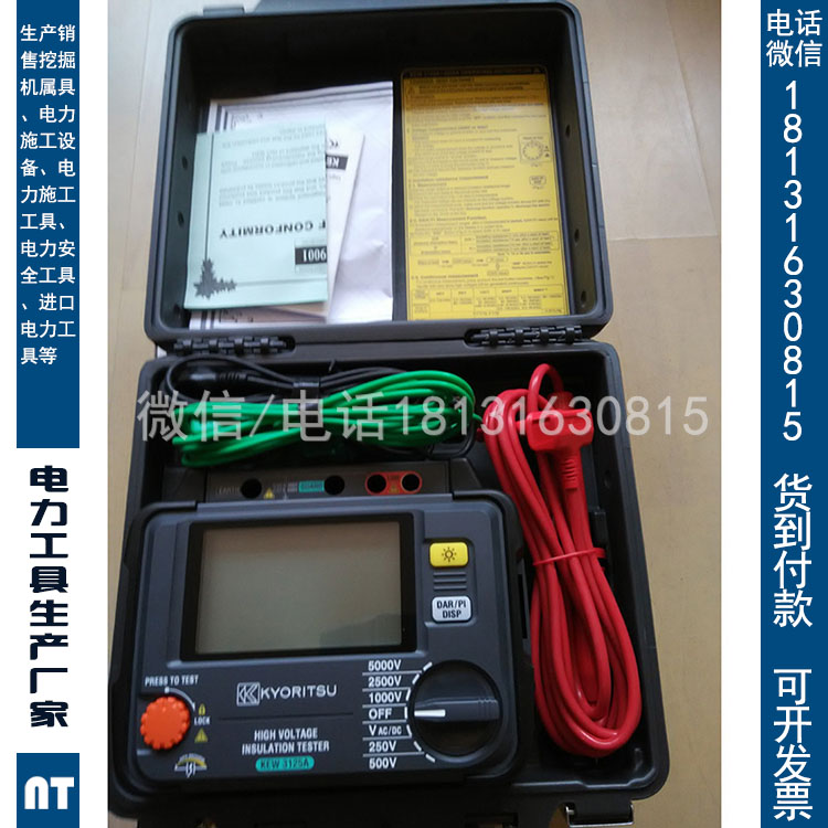 带电作业工具绝缘电阻测试仪高压绝缘电阻仪3125A日本共立