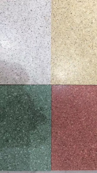 面层彩色艺术自流平三台艺术学校停车场自流平