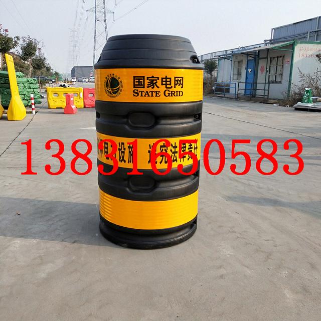 反光膜电杆保护桶反光警示保护桶电线杆防撞桶电线杆防撞墩可定制