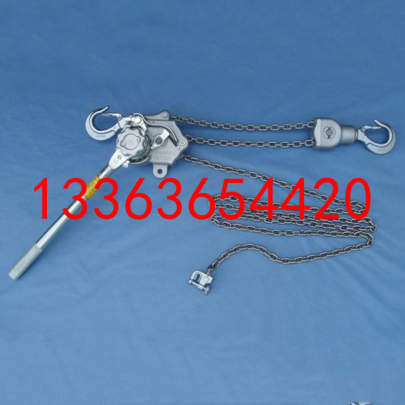 接触线张力器NGK MODEL3000手动葫芦手拉葫芦3TON(1.5M)链条紧线器