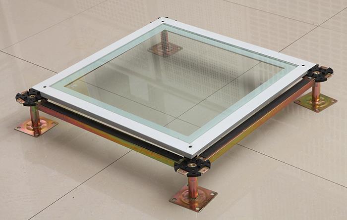质惠防静电地板 晋城玻璃防静电地板规格 架空钢化地板