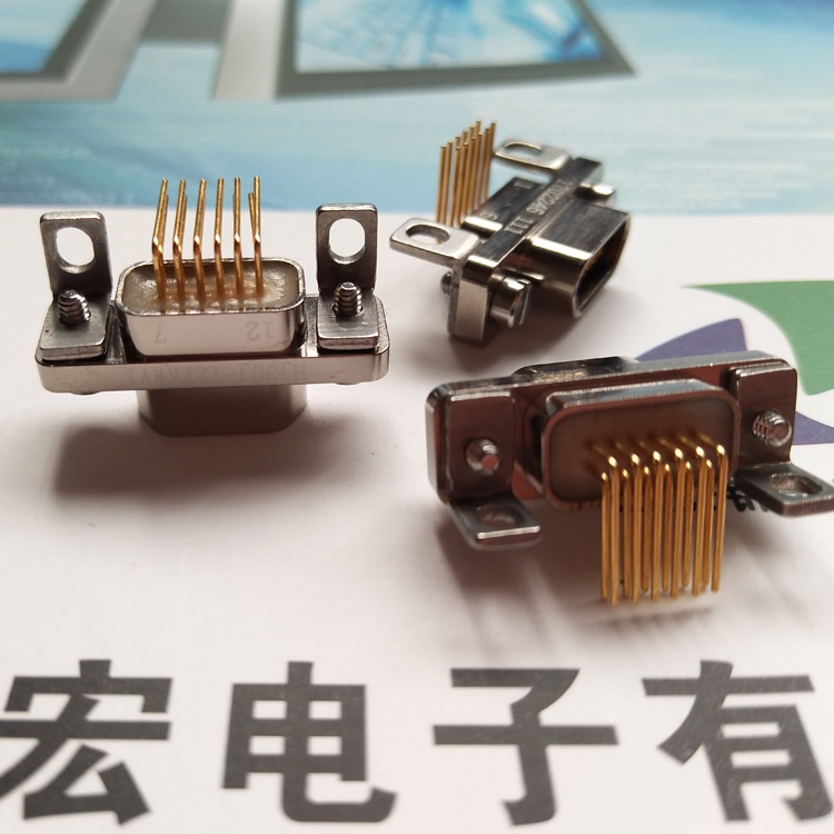 高速性能HJ30J-12ZKWP7军标弯插印制板矩形连接器