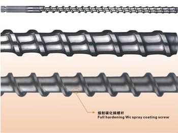 abs造粒机螺杆,abs挤出机螺杆料管翻新