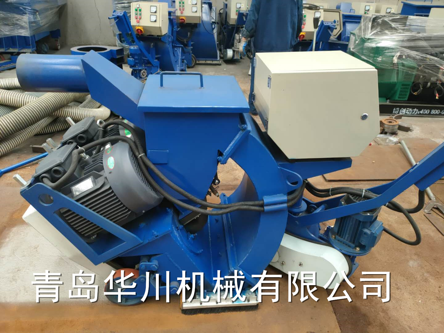 移动抛丸机对路面起到防水效果