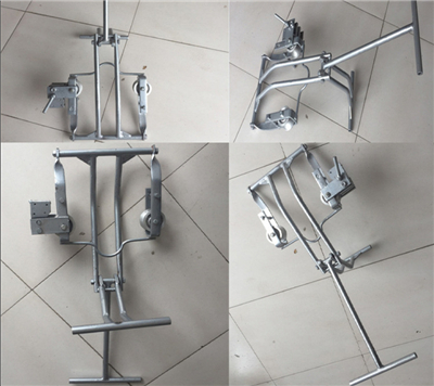铝合金单线飞车折叠式单线放线飞车电力线路检修工具