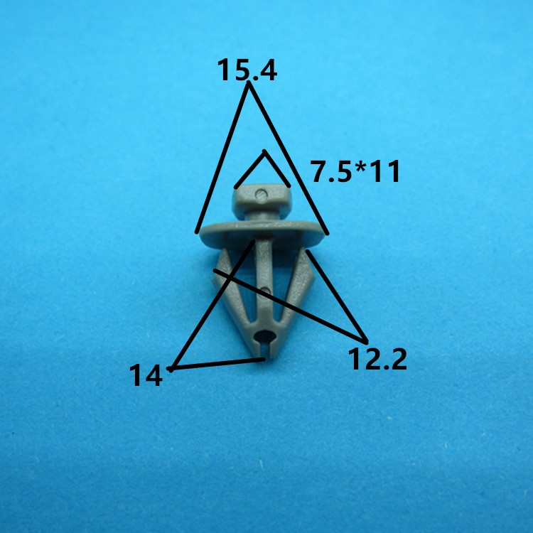 尼龙推式铆钉适用于BMW奔驰福特斯巴鲁汽车装饰面板30PCS固定卡扣