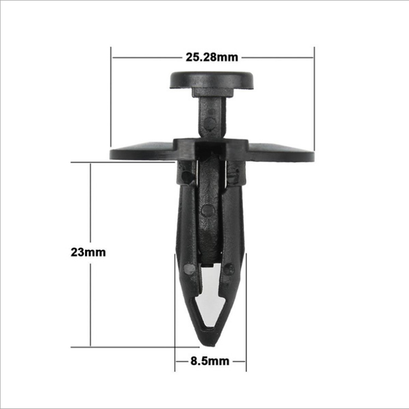 跨境汽车配件8mm孔铆钉塑料汽车保险杠挡泥板卡扣
