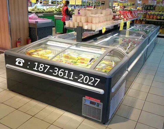 河南郑州超市冷藏组合岛柜价格