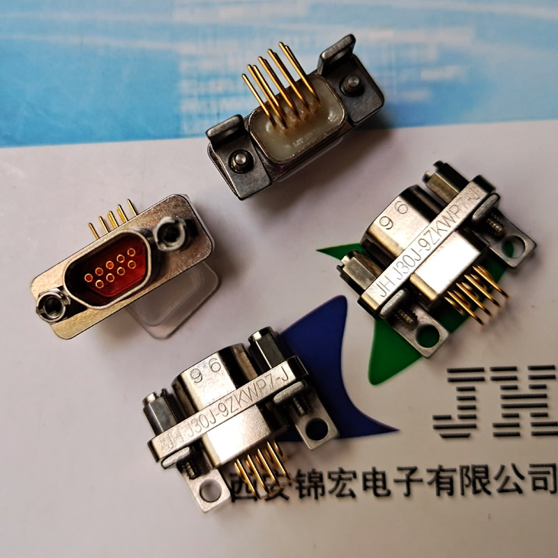 PCB插头J30J-9TJWP7-J矩形连接器锦宏供应