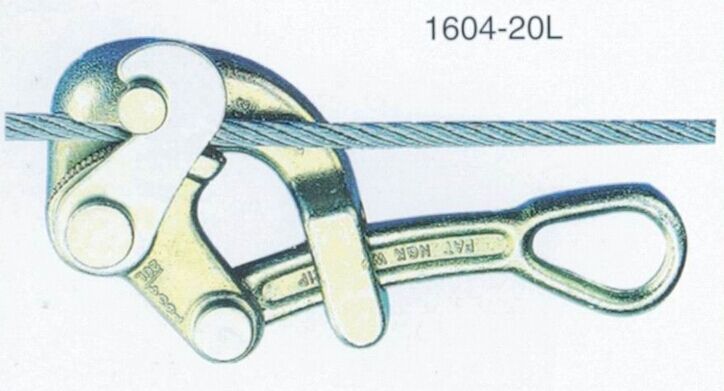 1604-20L单桃卡线器夹具钢绞线拉线钢索 钢丝绳卡线器