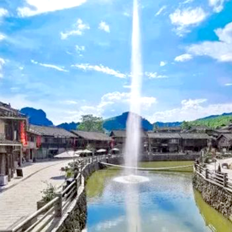 新沂市美轮美奂的音乐灯光呐喊喷泉 山东三喜