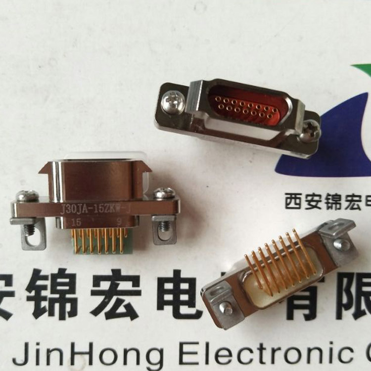 印制板用J30JA-21ZKW-J弯式插座矩形连接器