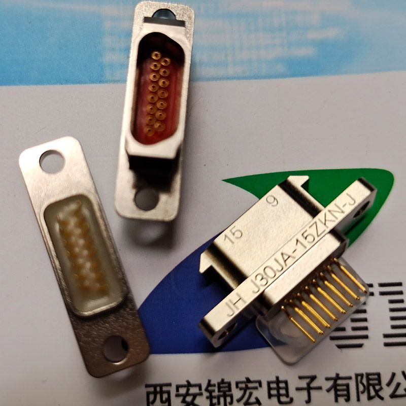 PCB板使用J30JA-15ZKN-J直插矩形连接器