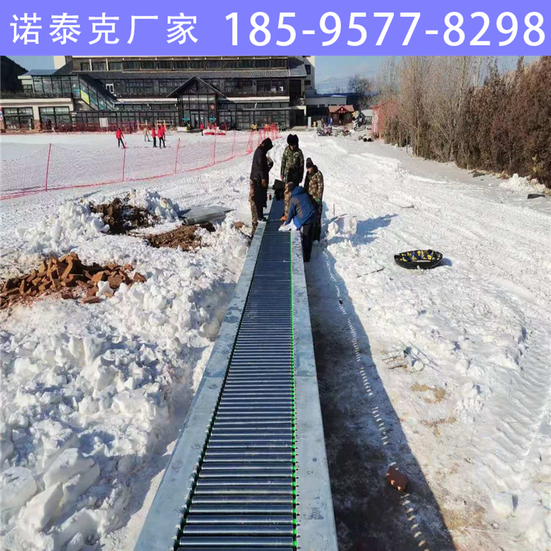 雪场电梯匀速运行 兰州雪场魔毯适用于多种爬坡场地