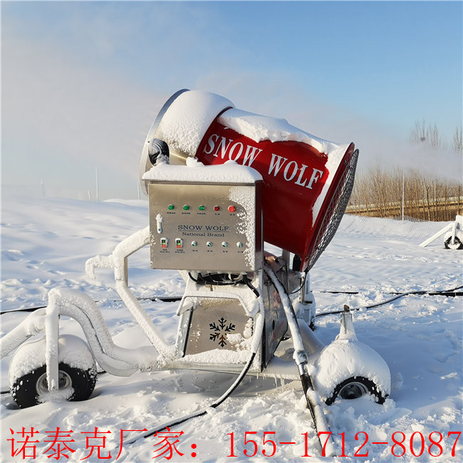 公园制景用大排量造雪机设备 人工造雪机供水供电系统