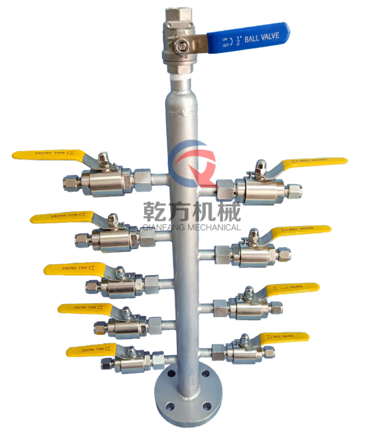 气源分配器 ，304/316L不锈钢气源分配器， 蒸汽分配器，气源球阀