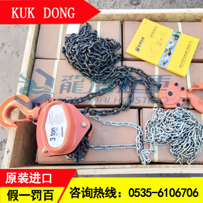 KUK DONG手拉葫芦,韩国进口手拉葫芦龙海起重假一罚百