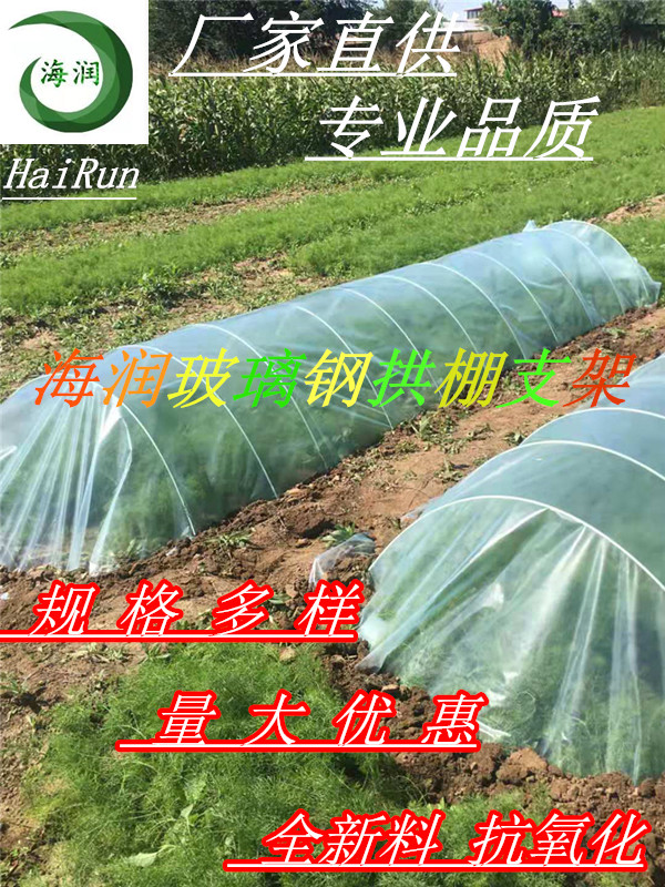 河北海润定制大棚杆新型花卉蔬菜育苗棚拱杆地拱杆