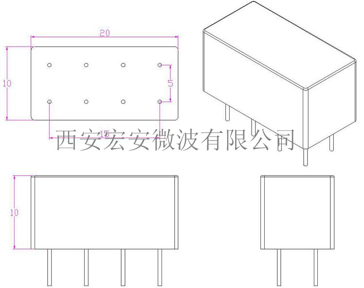 分析设备电子仪器用-BPF27-32M LC滤波器