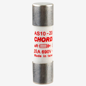 CHORDN AS欧洲圆柱型熔芯快速熔断器额定电压690VAC用于保护小型逆变器