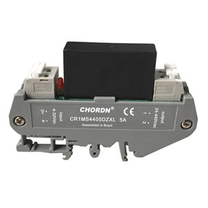Chordn CR1MS系列AC小型固态继电器带底座功率固态继电器DIN导轨安装交流输出