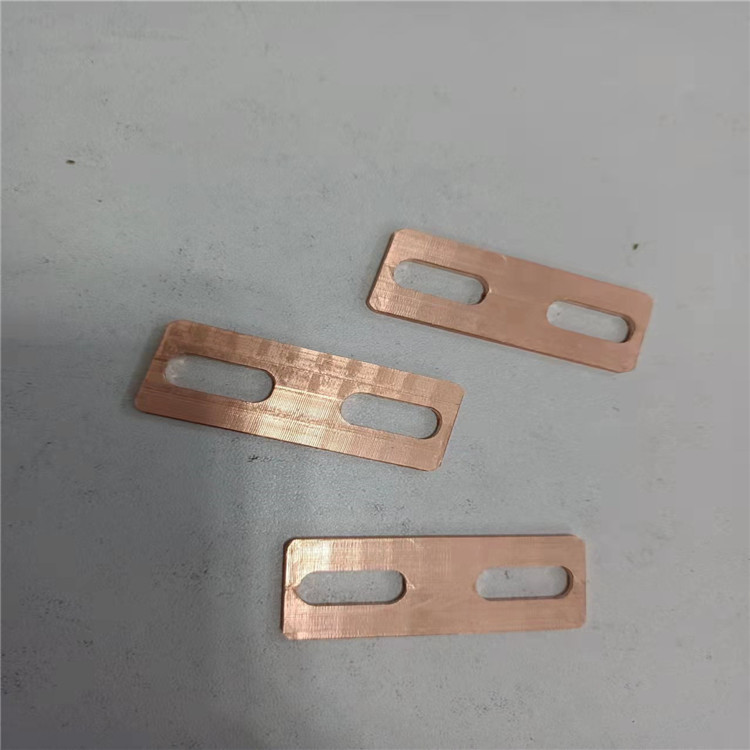 电池连接片 紫铜排批量冲压加工 异形铜排
