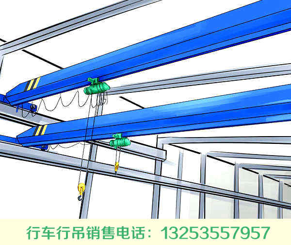 湖北武汉单梁起重机厂家销售20吨航车