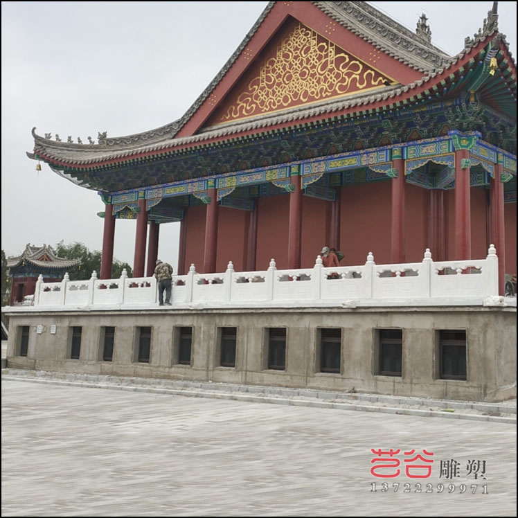 石雕汉白玉寺庙栏杆楼梯护栏