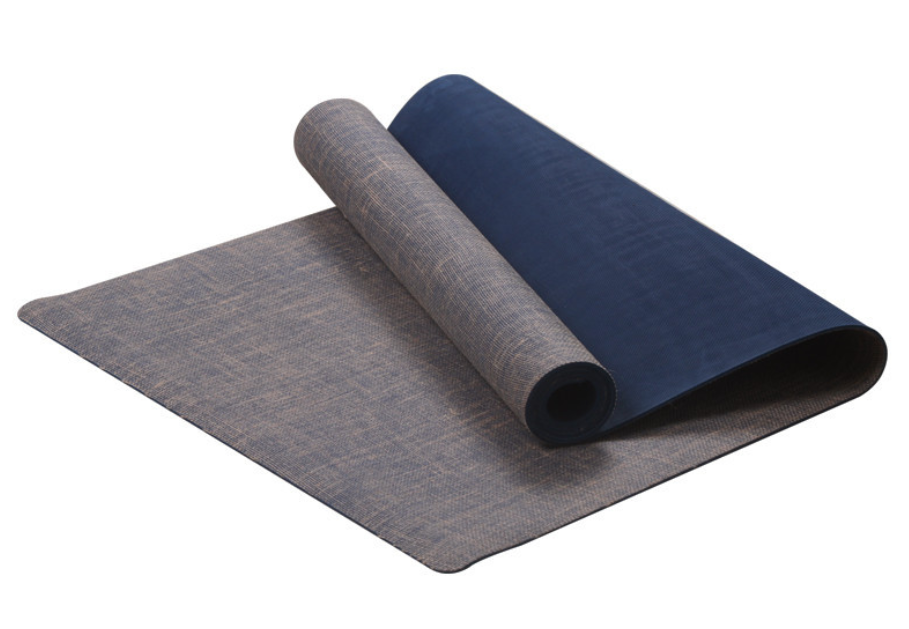 供应正东亚麻+天然橡胶款防滑瑜伽垫