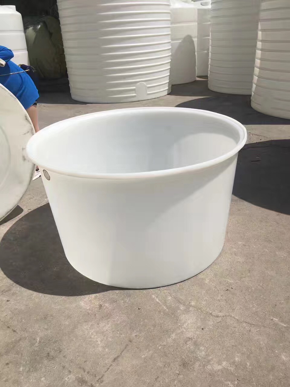 800L酱菜水桶食品桶敞口食品级别牛津塑料圆桶