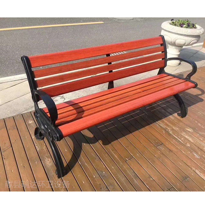户外广场座椅 木质休闲长椅 加固耐用不易变形