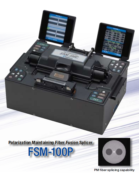 Fujikura藤仓FSM-100P+保偏光纤熔接机