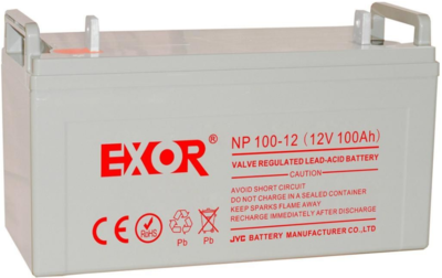 供应埃索EXOR蓄电池NP100-12 铅酸免维护储能型 船舶医疗银行UPS计算机后备应急电源