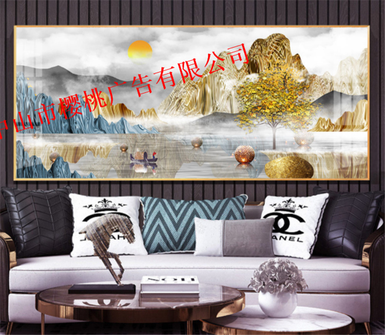 新中式客厅装饰画–室内电表箱装饰画家居壁画规格多样 价格实惠