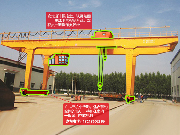 贵州六盘水龙门吊出租厂家 32吨U型双梁龙门吊报价