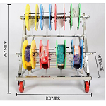 放线架盘BV电缆放线架网线放线器TBV电工电话线视频线放布线滑轮