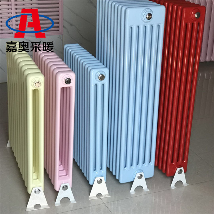 低碳钢三柱散热器GZ3-600-1.0钢制三柱散热器厚度-嘉奥采暖