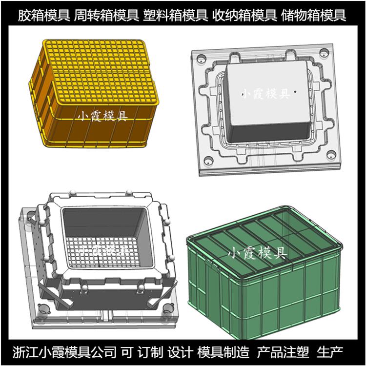 台州做大型整理箱子模具储藏箱子模具注塑