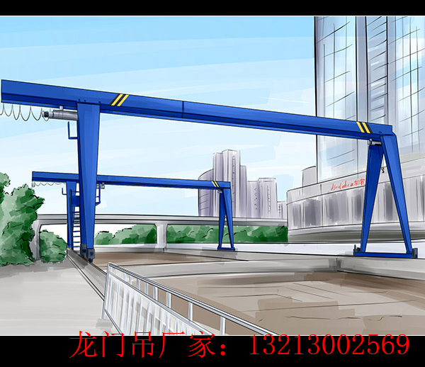 广东阳江龙门吊出租厂家 50t-30m货场龙门吊价格